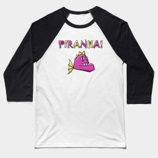 Piranha Baseball T-Shirt